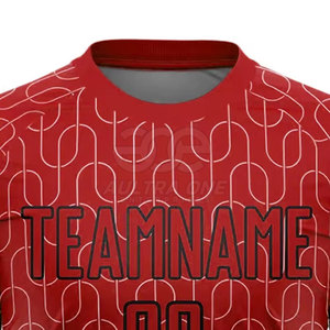 Maillot de football de qualité supérieure pour hommes, 100% polyester, écologique, tissu léger et respirant, coupe confortable, manches courtes - Product Image 5