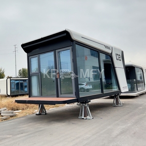 Offre Spéciale 2025 Maison Préfabriquée Personnalisée Tiny House Moderne Luxe Hôtel Capsule Spatiale Chambre - Product Image 3