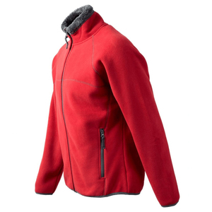 OEM Nouveau Logo personnalisé Vente en gros Fermeture éclair extérieure en polyester Veste polaire personnalisée pour hommes - Product Image 2