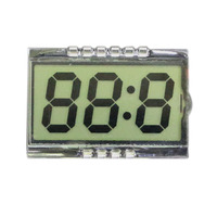 7-Segment TN TFT LCD Modul mit Blauer Hintergrundbeleuchtung LED-Anzeige Kraftstoffspender-Anzeigepanel Montage China Hersteller
