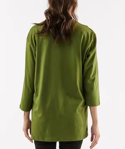 เสื้อยืดแขนสั้นสำหรับทุกเพศเสื้อยืดโลโก้แบบตัดได้อย่างสมบูรณ์แบบมีซิปออกแบบได้ตามต้องการ - Product Image 2