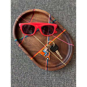 Plateau de service alimentaire de couleur marron en bois de qualité supérieure pour la maison, l'hôtel et le restaurant utilisent un plateau à desserts en vrac à prix réduits - Product Image 2