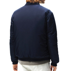 Blousons de bombardier à manches longues imprimés sur mesure en gros pour hommes matériel en laine de haute qualité, élégant, bon marché pour l'extérieur et l'hiver - Product Image 3
