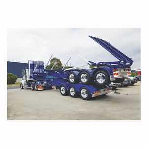 Remorque à bois professionnelle avec bras de levage hydraulique et système de treuil pour un chargement et un déchargement faciles - Product Image 4