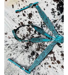 Ensemble de collier de poitrine à une oreille en cuir de qualité supérieure - Product Image 1