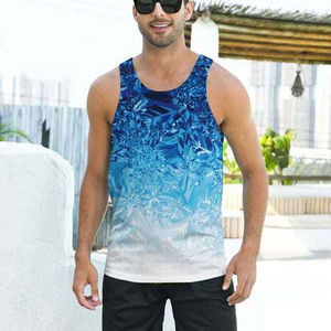 Camisetas sin mangas para correr de secado rápido, ligeras y de alta calidad, Chaleco de punto transpirable, estampado por sublimación, personalizable, de talla grande - Product Image 3