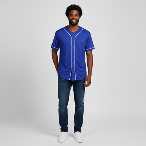 Nouveau style de maillot de baseball, personnalisation du nom de l'équipe, design, maillot de baseball respirant pour hommes, sublimation, taille plus, maillot de baseball vierge, équipe de softball - Product Image 1