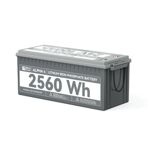 Rich Solar <b>24V</b> 100Ah LiFePO4 <b>Lithium</b> Iron Phosphate <b>Battery</b> w/ Internal Heating and Bluetooth Function | ALPHA 4 | ALPHA 4 LITE - Product Image 2