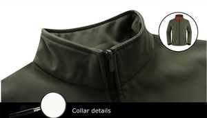 Chaqueta Softshell Impermeable Personalizada de Alta Calidad 100% Poliéster para Hombre, Chaqueta Softshell de Invierno para Exteriores al por Mayor - Product Image 3