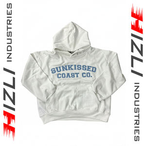 Sweat à capuche unisexe surdimensionné de haute qualité, à épaules tombantes, style Y2K, 100% coton, polaire épais et lourd, broderie - Product Image 1