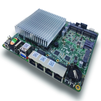 Firewall sin ventilador PC mini ordenador Intel Atom 3 LAN 12V industrial Mini PC 3 Ethernet Mini PC