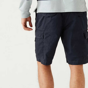 Pantalones cortos cargo de lona informales para hombre, venta al por mayor, ropa de trabajo al aire libre de algodón duradero con múltiples bolsillos - Product Image 6