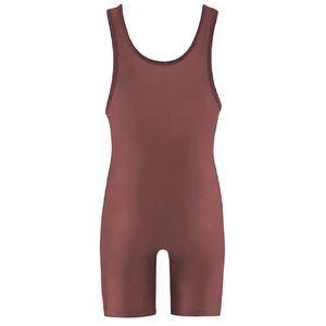 ชุดซิงเกิลต์สำหรับนักมวยปล้ำฟรีสไตล์ผู้ชายไซส์ใหญ่ ผลิตโดย OEM แบบไร้สายรัด ติดกระดุมแบบแป๊ก ระบายอากาศได้ดี ผลิตจากโพลีเอสเตอร์ผสมสแปนเด็กซ์ พิมพ์ลายด้วยเทคนิค Dye Sublimation - Product Image 2