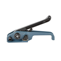 Tendeur manuel de sangles en polyéthylène, coupe-sangles, outils d'emballage, bleu, treuil à corde, machine à sangles, largeur 3/8-3/4 pouces, sangle en PE PP