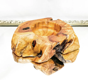 Cendrier en bois moderne fait à la main Cendrier en bois élégant Cadeau unique pour fumeurs Bureau Bureau et usage domestique - Product Image 3