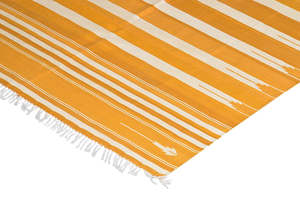 พรมปูพื้นผ้าฝ้ายงานทำมือหลากหลายสีขาวสามารถซักได้สำหรับเครื่องซักผ้าแบบชาว2024สินค้ามาใหม่ - Product Image 2