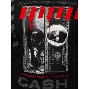 Camiseta de Manga Corta para Hombre NEW JOURNEY, 100% Algodón Orgánico, Corte Regular, Estampada en Negro, 200 Gramos, Jersey, Estampado Serigrafiado, Diseño Sólido - Product Image 4