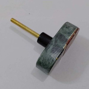 Perilla de mármol decorativa al por mayor para puerta y ventana de cocina cajón ovalado hecho en La India decoración del hogar precio bajo - Product Image 4