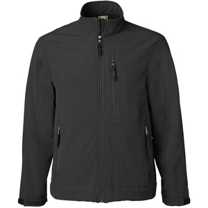 Nouvel arrivage de vestes softshell à manches longues en polyester et spandex personnalisées avec impression de logo pour hommes - Product Image 1