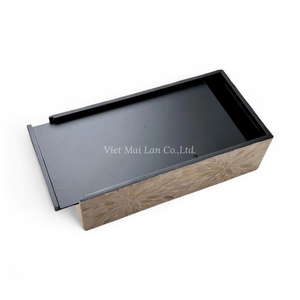 Boîte à mouchoirs élégante en nacre, incrustation de coquillages faite à la main, porte-mouchoirs décoratif pour salle de bain - Product Image 3