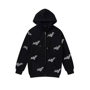 Sudadera con Capucha Personalizada de Alta Calidad, Corte Regular, Diseño de Diseñador, para Hombre, Invierno, Transpirable, Estilo Urbano, con Pedrería, Tinte Liso, Secado Rápido - Product Image 2