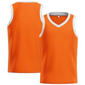 Maillot de basket design vintage maillot de basket-ball brodé 100% coton personnalisé en gros - Product Image 4