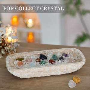 Bol à pâte en bois massif moderne et écologique pour la fabrication du pain et les soupes, décoration de la maison - Product Image 2