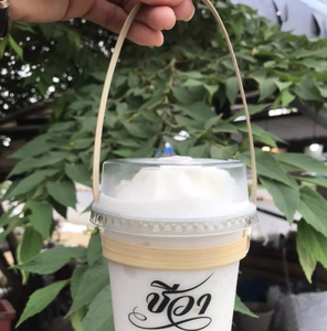 Vietnam bamboo <b>drink</b> holder featuring neat cup display and functional layout crafted for stylish service counters - Product Image 4