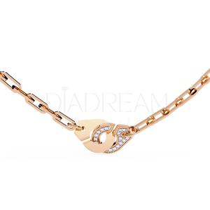 Collier élégant en argent sterling 925 avec diamants Moissanite Cadeau fantaisie pour femme pour fiançailles, mariage ou fête spéciale - Product Image 5