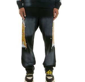 ชุดวอร์มสำหรับผู้ชาย420แกรมกรดกางเกงขาบานฮิปฮอปวิ่งมีกระเป๋าข้าง - Product Image 6