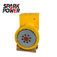 Alternador de CA sin escobillas de 200KW con cable de cobre 100%, de un solo/doble rodamiento, silencioso, de bastidor abierto, ATS, fabricado en China, sistema de refrigeración por agua 100%