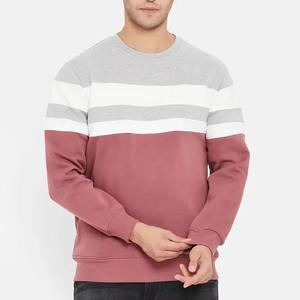 Sudadera extragrande de algodón personalizada para hombre, sudadera acanalada de cuello redondo, sudaderas con capucha de talla grande para hombre - Product Image 1