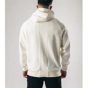 Logo personnalisé pour hommes 100% coton écologique surdimensionné sweats à capuche conception de poche coupe normale style streetwear de haute qualité pour l'hiver - Product Image 4