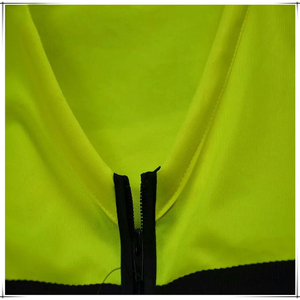 Vente en gros Gilet de sécurité haute visibilité Vêtements de travail réfléchissants Gilet bicolore à fermeture éclair haute visibilité avec plusieurs poches pour la construction - Product Image 4