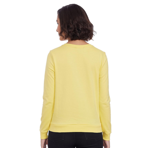 Offre Spéciale 100% coton femmes sweat à manches longues haute qualité imprimé personnalisé pull col rond pour l'hiver fabriqué au Bangladesh - Product Image 2