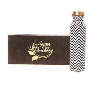 Classic Copper <b>Water</b> <b>Bottle</b> | Premium Finished | Stylish & Functional Hydration <b>Bottles</b> With Leather Bag Luxury Promotional Gift - Product Image 6