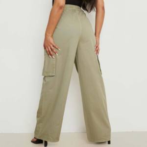 Novedades de Verano: Pantalones Anchos de Algodón Personalizados para Mujer, Transpirables, de Lino, con Cintura Elástica - Product Image 6