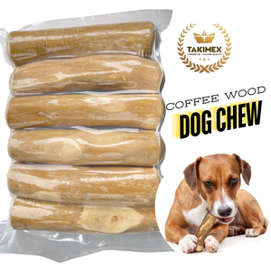 TAKIMEX Mascota Masticar Palo Café Madera Juguete para Perros y Cachorros - Product Image 1
