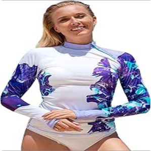 2024 UPF 50 Unisex de manga larga Rash Guard Surf Shirt Hombres Estándar Diseño de todos los tiempos Tela de protección solar Precios competitivos - Product Image 1