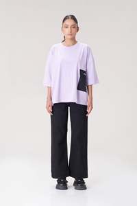 Meilleure qualité coton fait femmes T-Shirt léger femmes T-Shirt tenue décontracté femmes T-Shirts coupe ample poche avant style - Product Image 5