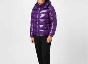 Ropa informal para hombre, chaqueta acolchada brillante, chaqueta acolchada de Color púrpura para hombre, chaqueta hinchada de invierno con logotipo personalizado para hombre - Product Image 6