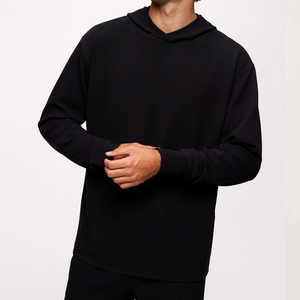 Felpe con Cappuccio da Uomo in <span class=keywords><strong>Cotone</strong></span> di Bambù, Pullover Organico Sostenibile con Cappuccio per Uomo - Product Image 5