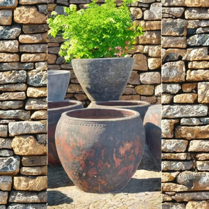 Macetas de cerámica esmaltada del fabricante vietnamita, decoraciones de cerámica para macetas de jardín doméstico de Vietnam - Product Image 1