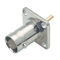 CONECTOR RF BNC HEMBRA 4 HOLE SOLDER Power Solar Plug Terminal Panel Conector Terminales Conector de alta precisión