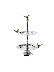 Classic Design TQC 3-Tier Aluminium Eco-Friendly <b>Cake</b> Stand Finest Quality Dessert <b>Server</b> Cupcake Stand Home Hotel Low Price - Product Image 3