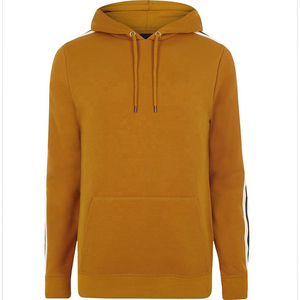 Nouveau Style Mode Streetwear Hiver 410gsm Poids Lourd Brodé Surdimensionné Quarter Zip Hommes Hoodies - Product Image 1