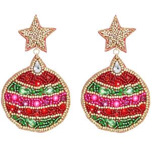 Pendientes de Lujo con Cuentas Bordadas, Diseño Artesanal MD, para Mujer, Elegantes, Ligeros, Piezas Destacadas, de MD Handicrafts - Product Image 2