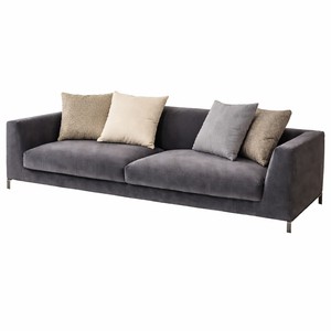 Lauris Modern Upholstered <b>Sofa</b> with Removable <b>Covers</b> | Contemporary Living Room & Hospitality <b>sofa</b> | Designer interiors couch - Product Image 3