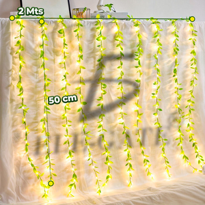 Catena Luminosa LED Calda con 10 Bracci, Cavo USB, IP65, Corpo Lampada in Rame e Plastica per Applicazioni da Giardino - Product Image 4