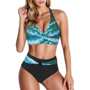 2024 Custom Logo Printed <b>Bikini</b> Sets <b>Sexy</b> Bathing Suits with Lace Decoration for <b>Women</b> New & Trendy Swimwear & Beachwear - Product Image 4